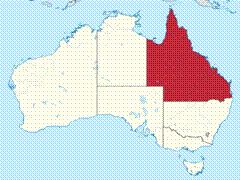 Map of Queensland