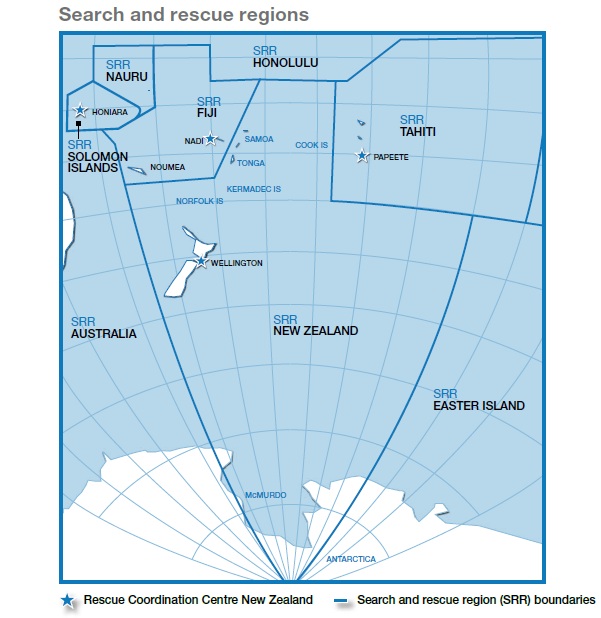 New Zealand Maritime Search & Rescue Area
